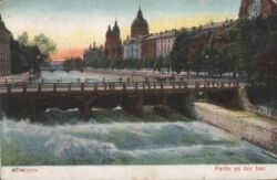 München - Partie an der Isar