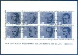 1964  Jahrestag des Attentats auf Adolf Hitler - Block