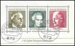 1969  50 Jahre Frauenwahlrecht