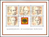 1982  Bundespräsidenten der BRD - Block