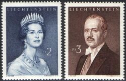 1960  Freimarken: Fürstenpaar