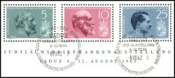 1962  Ausstellung 50 Jahre Liechtensteinische Briefmarken 