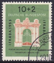 1953  Internationale Briefmarkenausstellung "IFRABA"