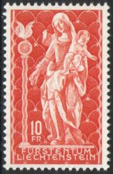1965  Freimarke: Madonna von Schellenberg
