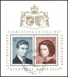 1967  Hochzeit des Erbprinzen Hans-Adam und Gräfin Marie