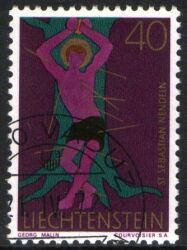 1971  Freimarke: Kirchenpatrone