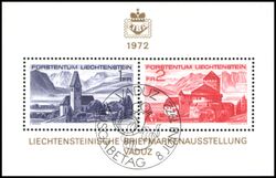 1972  8. Lichtensteinische Briefmarkenausstellung LIBA `72