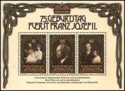 1981  Geburtstag von Fürst Franz Josef II.