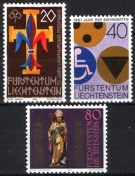 1981  Liechtensteiner Pfadfinder - Jahr der Behinderten - St. Theodul