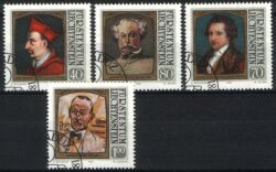 1981  Gemälde berühmter Gäste in Liechtenstein