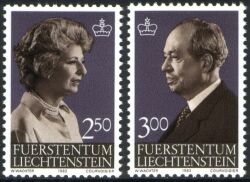 1983  Freimarken: Frst Franz Josef II. und Frstin Gina