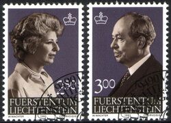 1983  Freimarken: Fürst Franz Josef II. und Fürstin Gina
