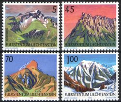 1990  Freimarken: Berge