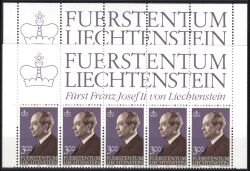 1983  Freimarken: Frst Franz Josef II. und Frstin Gina