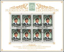 1987  75 Jahre Briefmarken von Liechtenstein