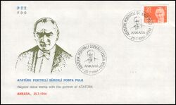 1984  Freimarke: Atatürk