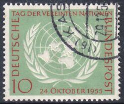 1955  10 Jahre Vereinte Nationen  (UNO)