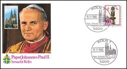 1980  Papst Johannes Paul II. in Köln