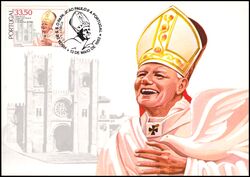 1982  Papst Johannes Paul II. in Portugal