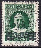 1934  Freimarke: Papst Pius XI.