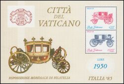 1985  Internationale Briefmarkenausstellung ITALIA `85