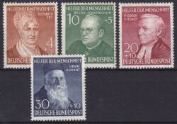 1952  Wohlfahrt: Helfer der Menschheit - Satz