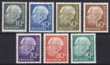1956  Freimarken: Bundespräsident Theodor Heuss