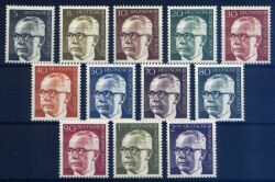 1970  Freimarken: Bundesprsident Gustav Heinemann