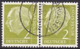 1954  Freimarken: Bundespräsident Theodor Heuss