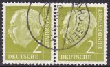 1954  Freimarken: Bundesprsident Theodor Heuss