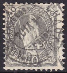 1882  Freimarken: Stehende Helvetia