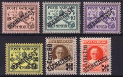 1931  Portomarken mit Aufdruck SEGNATASSE 