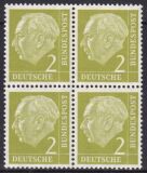 1954  Freimarke: Bundespräsident Theodor Heuss