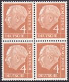 1954  Freimarke: Bundesprsident Theodor Heuss