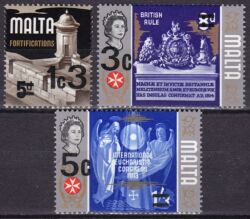 1972  Freimarken mit Überdruck