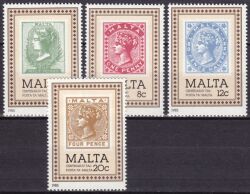 1985  100 Jahre Post von Malta