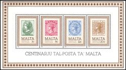 1985  100 Jahre Post von Malta