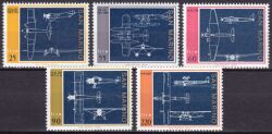 1973  Konstruktionszeichnungen von Flugzeugen