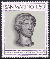 1975  Briefmarkenausstellung Europa in Neapel 