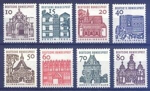 Briefmarken-Komplettsatz Frankreich 1979 – Historische Bauwerke – Postfrisch MNH – Katalog-Nr. 2163-2166
