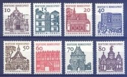 1964  Freimarken: Deutsche Bauwerke