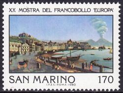 1980  Internationale Briefmarkenausstellung Europa in Neapel 