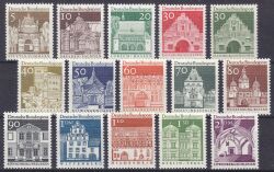 1966  Freimarken: Deutsche Bauwerke aus zwlf Jahrhunderten