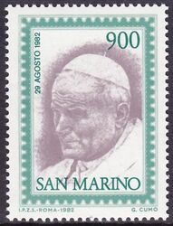 1982  Besuch von Papst Johannes Paul II. in San Marino