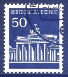 1966  Freimarken: Brandenburger Tor aus Bogen