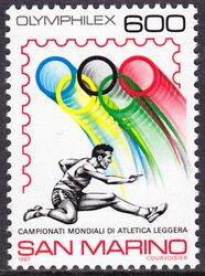 1987  Leichtathletik-Weltmeisterschaften - OLYMPEX `87 in Rom