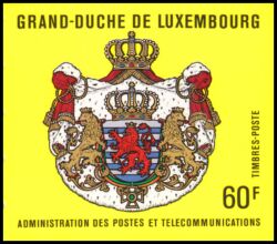1989  Jahrestag der Thronbesteigung von Großherzog Jean - Markenheftchen