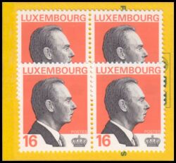 1995  Freimarken: Großherzog Jean von Luxemburg - Markenheftchen