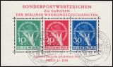 1949  Fr Berliner Whrungsgeschdigte - Block