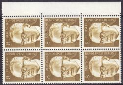 1970  Freimarken: Bundespräsident Gustav Heinemann